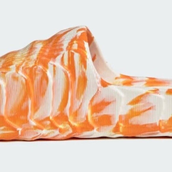 ADIDAS ADILETTE 22 SLIDES Sandals - Orange/Off White - IE7724 - Men\'s Size 11 main image 9